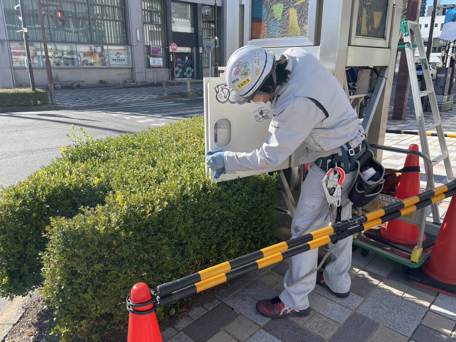 岡崎市通行人分析カメラ保守点検